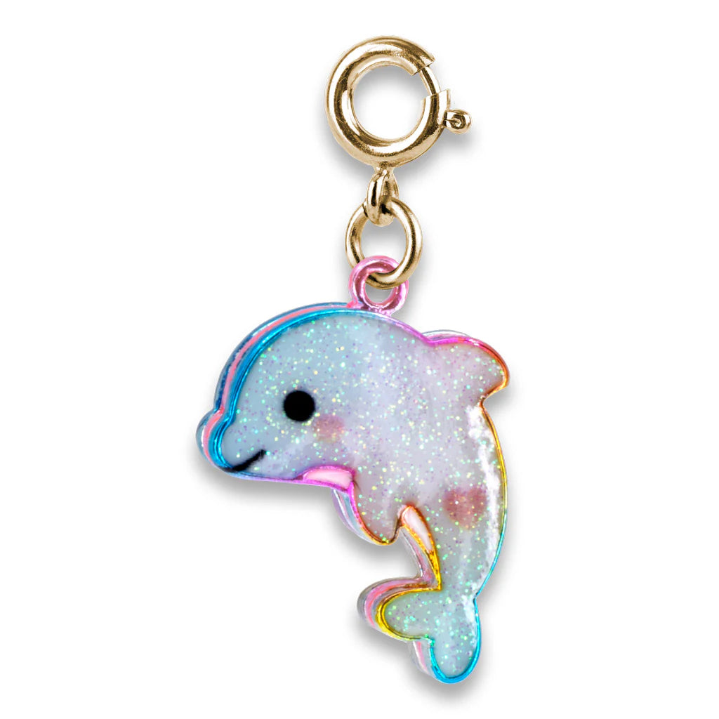 tye dye dolphin charm