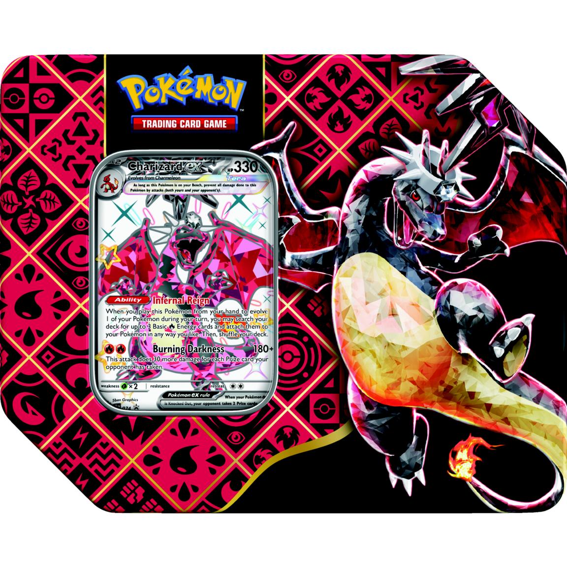 Pokemon Trading Card Game: Paldean Fates Tin (Styles May Vary)