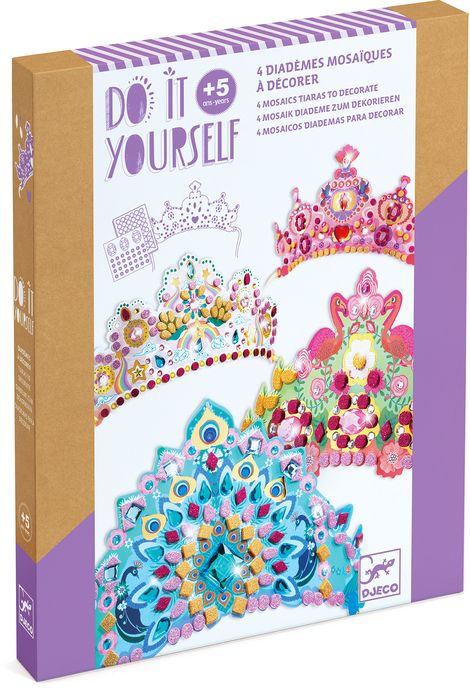 Djeco Do It Yourself Like a Princess Crown Craft Kit