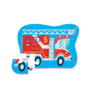 Crocodile Creek Fire Truck Jigsaw Puzzle (12 Piece)