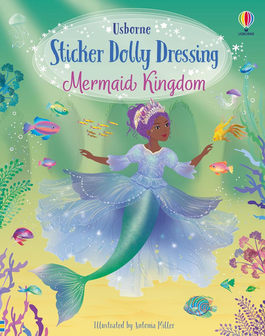 Sticker Dolly Dressing Mermaid Kingdom - by Fiona Watt (Paperback)