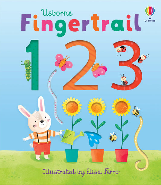 Fingertrail 123 - (Fingertrails) by Felicity Brooks (Board Book)