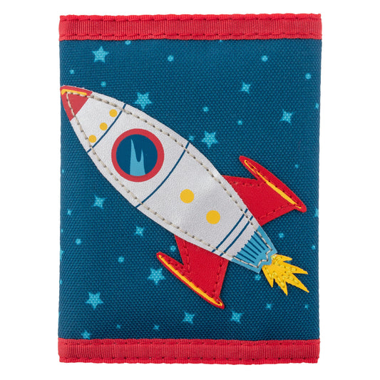 Stephen Joseph Kids Wallet, Dark Blue Space