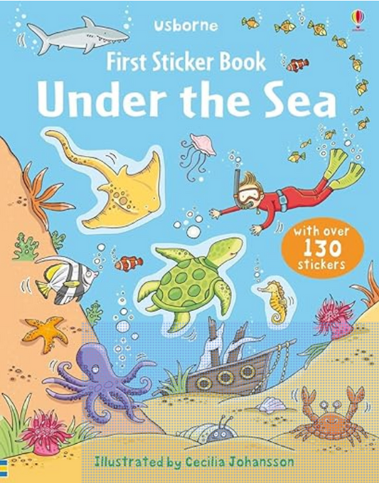 First Sticker Book Under the Sea - (First Sticker Books) by Jessica Greenwell (Paperback)