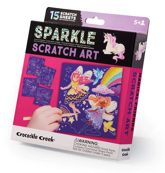 Sparkle Scratch Art/Magical Friends