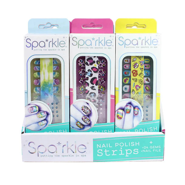 Spa*Rkle Nail Polish Stickers Strips Kids