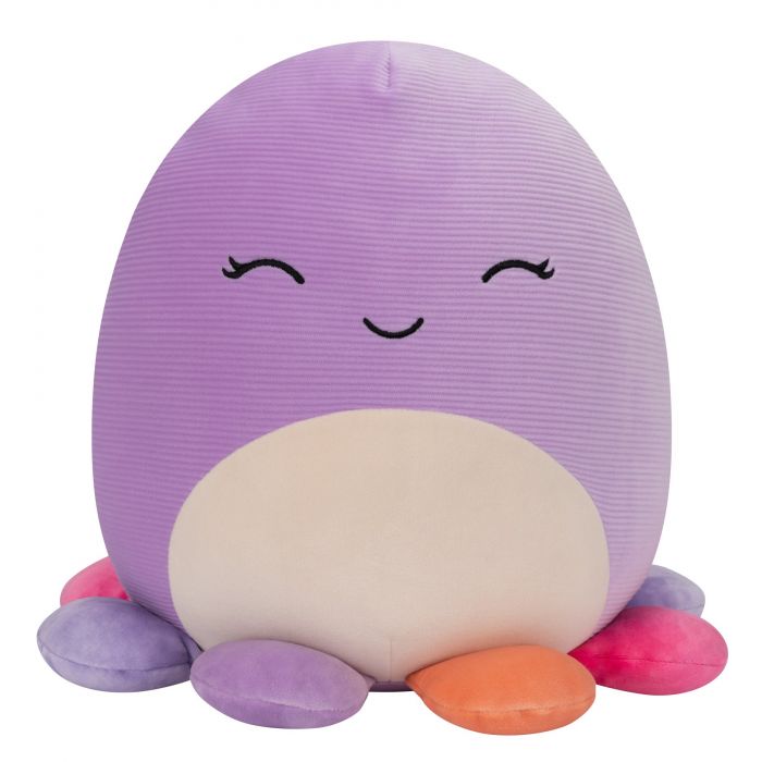 Squishmallow 5 Inch Beula: Purple Octopus with Multicolored Tentacles