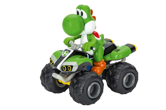 Carrera RC Nintendo Mario Kart 2.4 GHz Radio Remote Control Toy Car Vehicle - Yoshi Quad