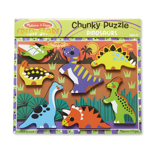 Dinosaurs Chunky Puzzle - 7 Pieces