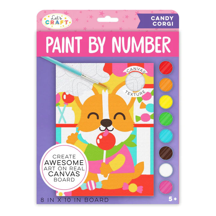 Paint By Number Candy Corgi