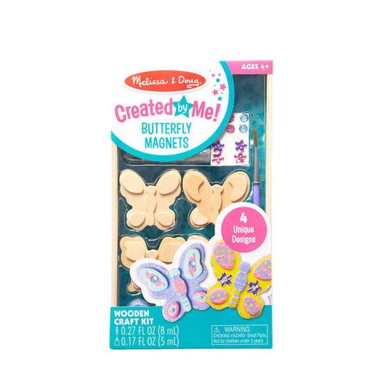 Created by Me! Butterfly Magnets Wooden Craft Kit