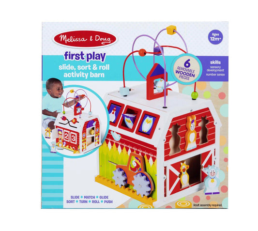 First Play Slide, Sort & Roll Activity Barn